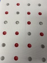 Spot Silver & Berry Kitchen Curtains