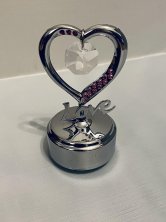 Crystocraft Musical Love Heart Box