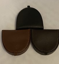 Round Leather Coin Holder