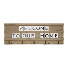 Coat Hook Letter Board - Welcome To Our Home