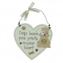 Best of Breed Dogs Leave Paw Prints Wall Plaque