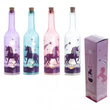 Unicorn LED Light Glass Bottle Decoration