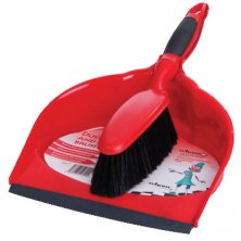 Dustpan and Brush Red Klean