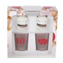Colonial Candle Votive & Holder 40th Anniversary Gift Set