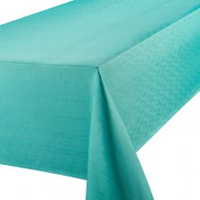 Teal Linen Look Easycare Tablecloths