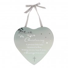 Reflections Of The Heart Mirror Heart Plaque Christening