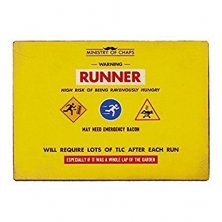 Runner Ministry of Chaps Metal Wall Plaque