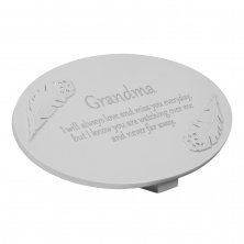 Thoughts Of You Resin Graveside Memorial Plaque - Grandma