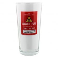 Man Flu Ministry of Chaps Beer Glass